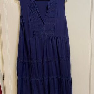 Target Navy Blue Sleeveless Maxi Dress